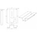 FixtureDisplays® Swivel Wall/ Pole Mounting Bracket for solar panels Stainless Steel 12-60 Degrees Angle 13.4X12.6X2.5